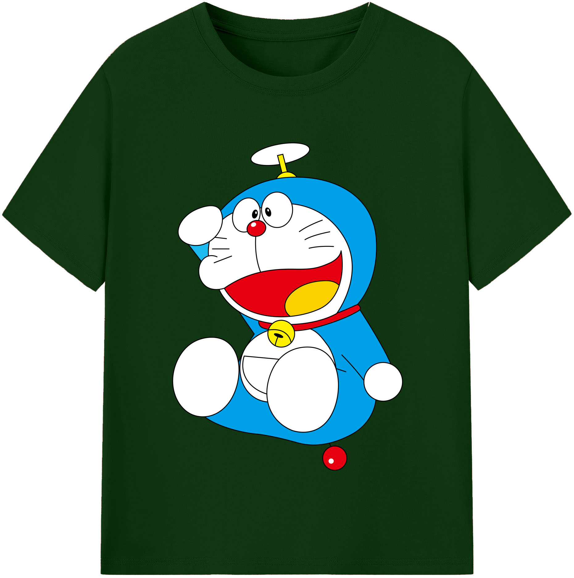 （画像用） ドラえもん Doraemon 綿100％半袖Tシャツ（フロントプリント）